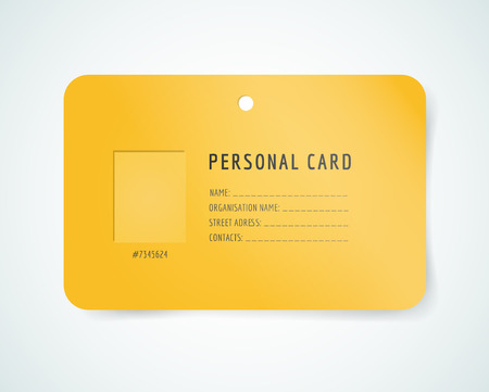 Form blank illustration. Folder, paper, isolated and text. のイラスト素材