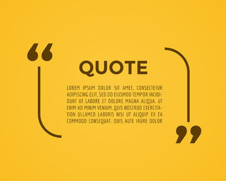 Quote text bubble. Commas, note, message and comment.のイラスト素材