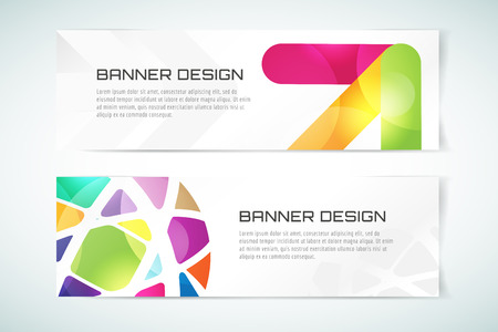 Vector banner infographic template. Processes presentation and information design, web structure, creative idea or paper, pattern, arrows, graph. Stock illustration. Design elementのイラスト素材