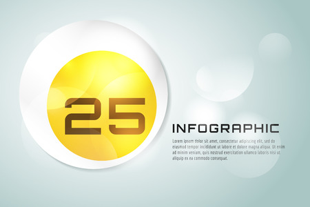Vector banner infographic template. Processes presentation and information design, web structure, creative idea or paper, pattern, arrows, graph. Stock illustration. Design elementのイラスト素材