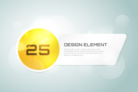 Vector banner infographic template. Processes presentation and information design, web structure, creative idea or paper, pattern, arrows, graph. Stock illustration. Design elementのイラスト素材
