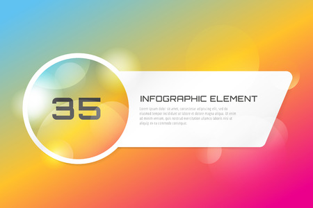 Vector banner infographic template. Processes presentation and information design, web structure, creative idea or paper, pattern, arrows, graph. Stock illustration. Design elementのイラスト素材