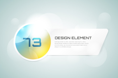 Vector banner infographic template. Processes presentation and information design, web structure, creative idea or paper, pattern, arrows, graph. Stock illustration. Design elementのイラスト素材
