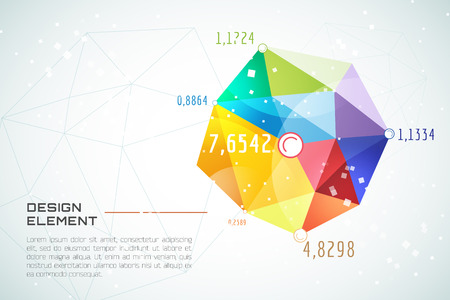 Abstract background vector wallpaper. Triangle, color lines, pattern, geometric, art, technology wallpaper, technology background. Stock vectors illustrationのイラスト素材