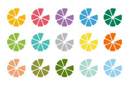 Lime or lemon fruit drink logo icon template design. Fresh juice, drink, yellow color and splash, vegetarian, cold. Stock vectorのイラスト素材