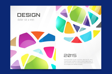 Abstract brochure or flyer design template. Book design, blank, print design, journal. Brochure vector. Brochure template. Flyer design. Flyer template. Brochure abstract design. Brochure backgroundのイラスト素材