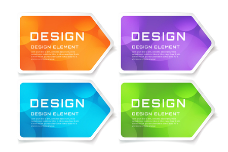 Information infographics design. Infographics statistic vector. Infographic for presentation. Infographic banner or infographic elements. Infographic arrows information set. Numbers and lettersのイラスト素材