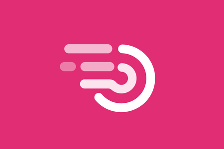 Fast line circle logo. Orbit rings monogram. Vector O circle. Circle O letter design. Abstract circle shape. Round rings. Ring circle symbol. Thin line circle.  Together circle iconのイラスト素材