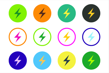 Attention warning sign icons set. Warning vector icons. Warning logo. Exclamation mark. Hazard warning symbol. Triangle warning symbols isolated on white background. Warning, attention, stop, electric, virusのイラスト素材