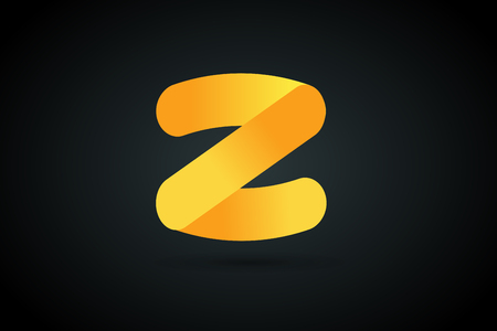 Abstract Z character vector icon monogram. Power z vector, z letter, web studio, design studio, round shape,z icon, company z, abstract, design element, creative idea. Companyのイラスト素材