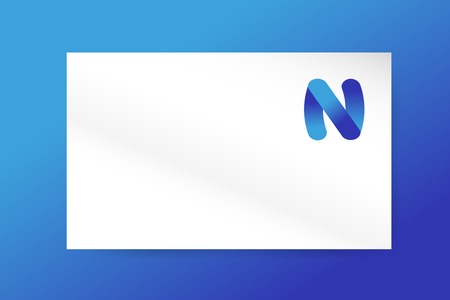 N letter vector. N icon. N business card. N symbol silhouette. N isolated vector icon, N business icon, n letter, N vector, N icon, N modern symbol, N business cardのイラスト素材