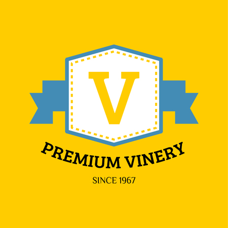 Vintage old style shield icon. のイラスト素材