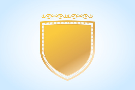 Vintage old style shield icon. のイラスト素材