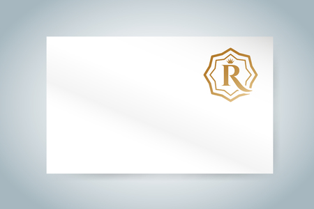 Royal vector template. のイラスト素材