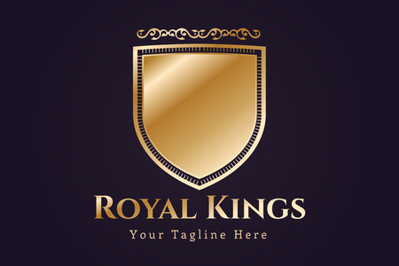 Vintage old style shield icon. Shield logo. Vintage shield logo. Lawyer logo, lawyer V letter logo icon,kings royal logo, knight logo, premium quality logo.Shield logo. Royal logo,hotel logo,crest logoのイラスト素材