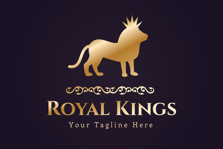 Royal Lion icon.のイラスト素材