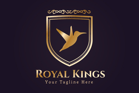 Royal bird icon.のイラスト素材