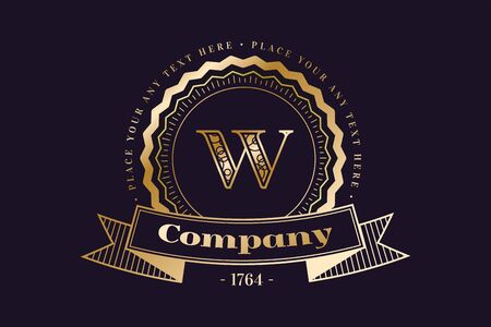 W letter vector.のイラスト素材