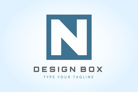N letter vector. N   icon template. のイラスト素材