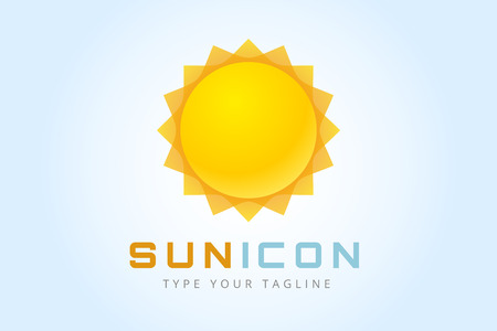 Sun burst star icon.のイラスト素材
