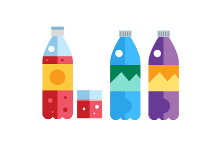 Water, soda and juice or tea bottles vector Illustration. Set of vector bottles icons. Clean water, fresh juice, nature drinks. Water bottle isolated. Soda bottle vector icon. Drinks bottles silhouette Water, soda and juice or tea bottles vector Illustration. Set of vector bottles icons. Clean water, fresh juice, nature drinks. Water bottle isolated. Soda bottle vector icon. Drinks bottles silhouette