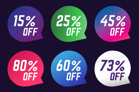 Sale off vector tags banner. Sale vector banners and Sale label icons. Shop discount sale. Free offer, Off banner, promotion, promo, market. Sale vector banners sign. Sale vector icons silhouette. Black friday sale off bannersのイラスト素材