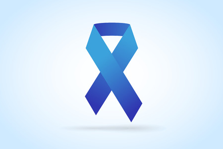Stop cancer ribbon medical logo icon concept. Cancer ribbon, breast cancer awareness symbol, isolated on background. Vector illustration of cancer ribbon logo for people cancer and cancer icon symbol. Medical clinics conceptのイラスト素材