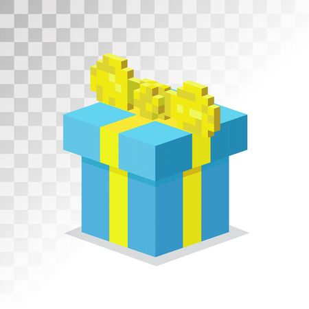 Colorful 3d gift boxes, bows and ribbons vector set. Gift boxes vector illustration. Vector Christmas gift box. Christmas box isolated on white. Christmas, birthday gift box set. Holiday gift box iconのイラスト素材