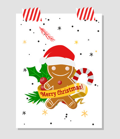 Christmas greeting cards collection. Christmas greeting card vector. New Year greeting cards. Christmas greeting card illustration. New Year invintation card template. Christmas decorationのイラスト素材