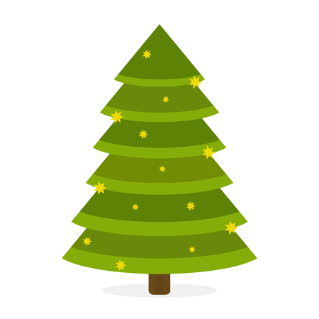 Christmas tree icons set. Christmas tree vector.のイラスト素材