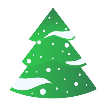 Christmas tree icons set. Christmas tree vector. のイラスト素材