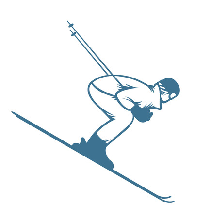 Ski resort logo emblems, labels badges vector elements. Extreme ski, snowboarding resort club badges set. Winter games, outdoors adventure ski snowboard logo badge vintage style. Ski resort logo iconsのイラスト素材