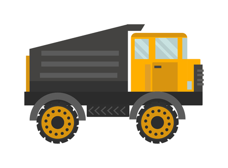 Vector tipper illustration.のイラスト素材