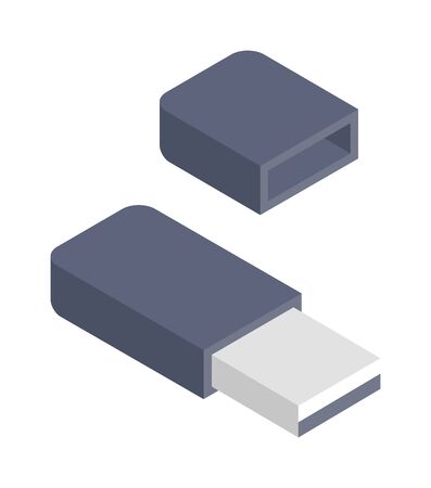 Flash drive vector illustration.のイラスト素材