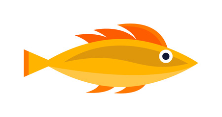 Aquarium underwater fish and marine aquarium blue fish. Wildlife tropical sea aquarium fish, colorful ocean aquarium blue exotic fish. Blue discus fish aquarium underwater nature animal vector.のイラスト素材