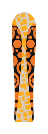 Snowboarding sport icon elements and snowboard icon mountain sport equipment. Snowboard winter active lifestyle sport vacation equipment jump. Snowboard icon sport elements equipment vector.のイラスト素材