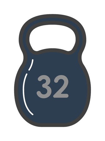Heavy workout bodybuilding dumbbell weight and lifting dumbbell weight. Power iron dumbbell weight gym fitness equipment. Physical training gym. Dumbbell exercise weights gym fitness equipment vector.のイラスト素材
