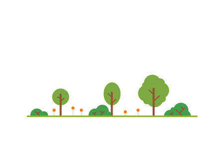 Cartoon tree vector illustration. Cartoon tree isolated on white background. Cartoon tree vector icon illustration. Cartoon tree isolated vector. Cartoon tree symbolのイラスト素材