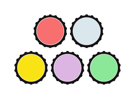 Photo icons vector collection. Photo studio flat vector equipment. Photo symbols isolated on white background. Flat style photo toolsのイラスト素材