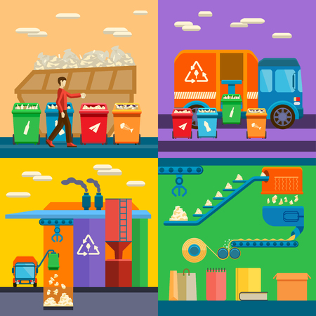 Vector of Waste sorting garbage - ID:1-55751375 - Royalty Free Image ...