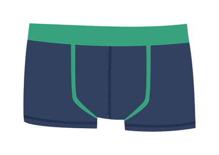 Mens briefs isolated on white Fashion underwear clothes  underpants Vector isolated panties briefs textile underpants  Sport