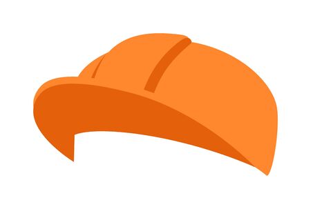 Construction helmet construction safety industry hat protective worker hard hat vector illustration. Protective worker construction helmet and safety toolのイラスト素材