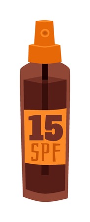 Cream sunscreen bottle isolated on white background and sunscreen cream bottle vector icon. Sunblock cosmetic summer container sunscreen cream bottle tube packaging design sunscreen cream bottleのイラスト素材