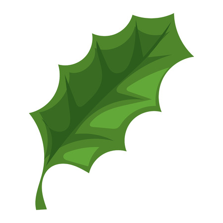 Green leaf eco design element icon. Leaf icon vector illustration friendly nature elegance symbol. Decoration flora leaf icon on white. Natural element ecology symbol green organic iconのイラスト素材