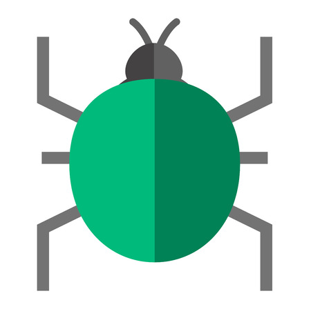 Computer worms viruses internet security and computer worms viruses cyber crime concept.のイラスト素材