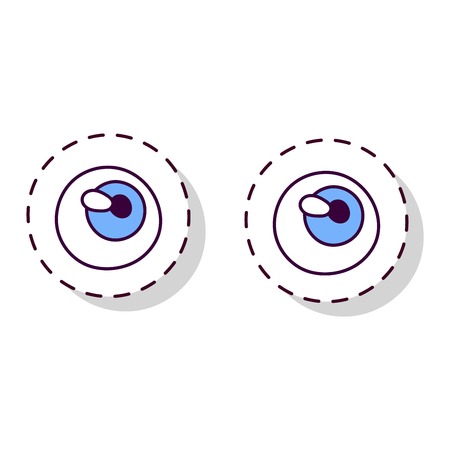Halloween symbol icon vector isolated on whiteのイラスト素材