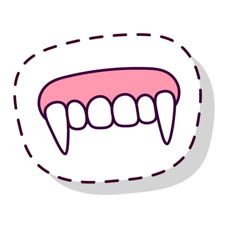 Halloween symbol icon vector isolated on whiteのイラスト素材