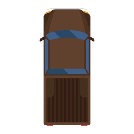 Vector cars icon isolated. From above car top view. Transportation vehicle collection design car top view motor.のイラスト素材