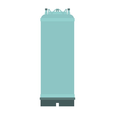 Container liquid cask storage object. Brel capacity tank vector isolated.のイラスト素材