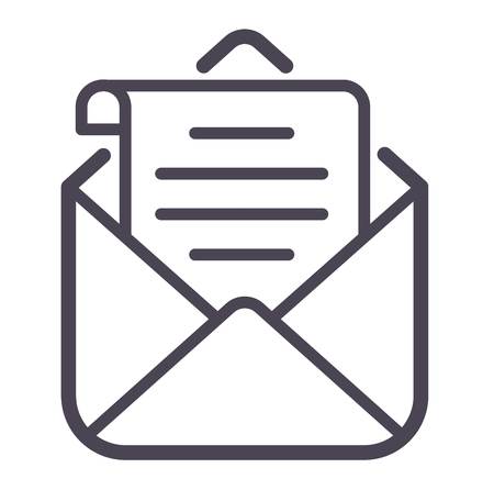 Envelope mail icon plane shopping and message icon for e-mail. Mail icon symbol message letter send. Web communication mail icon address business correspondence interface.のイラスト素材